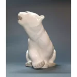 A white bear cub Ceramic Porcelain figurine - Image 5