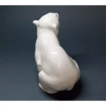A white bear cub Ceramic Porcelain figurine - Image 7
