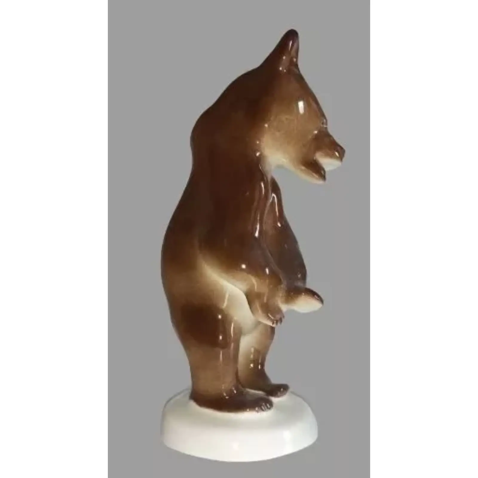 Ceramic Porcelain Bear Standing Animals Statue figurine (1) Porcelain Bear Standing Figurine - Image 2