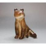 Porcelain Bear is sitting down Figurine RARE - Image 9