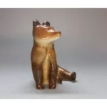 Porcelain Bear is sitting down Figurine RARE - Image 13