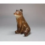 Porcelain Bear is sitting down Figurine RARE - Image 3