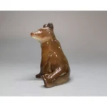 Porcelain Bear is sitting down Figurine RARE - Image 4