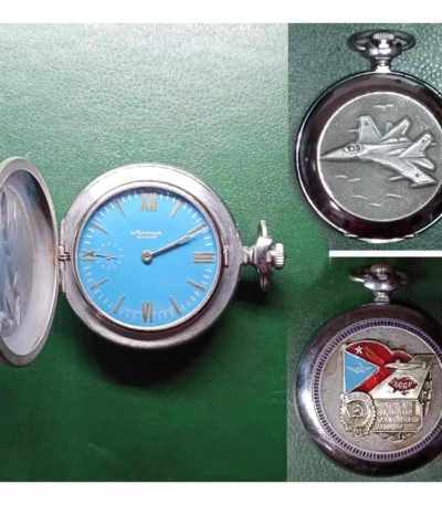 Molnija Pocket Watch "Plane"