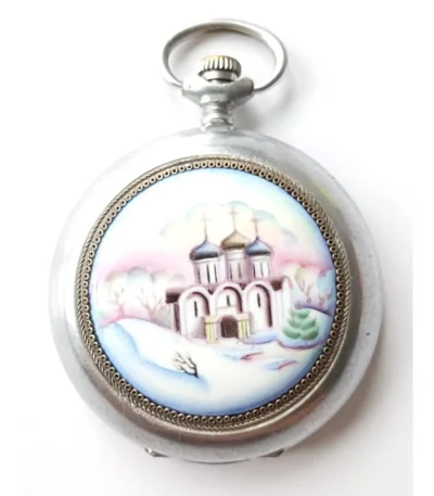 Molnija Pocket Watch "Church"