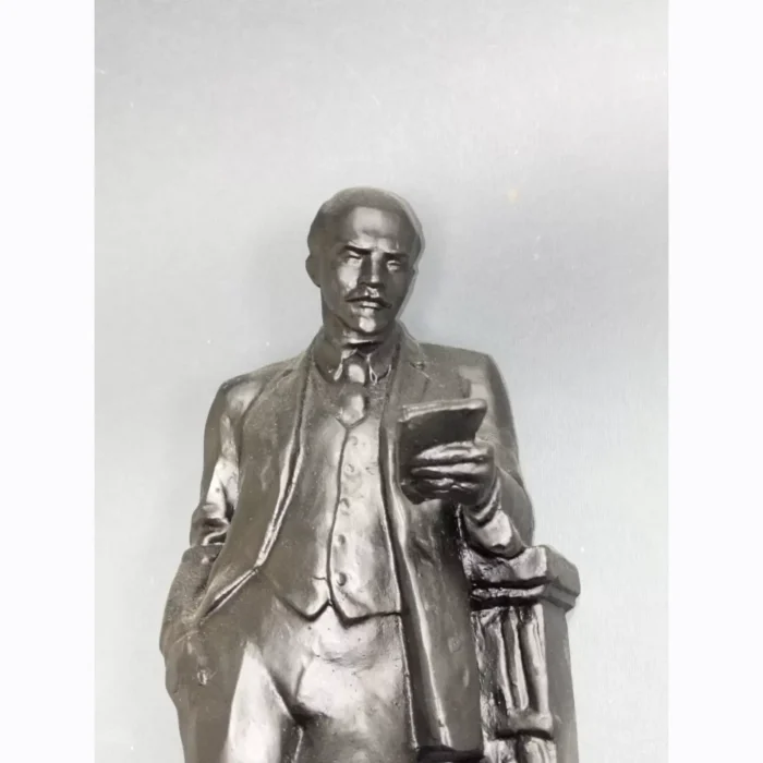 V.I. Lenin Statuette with Book | Rare Soviet-Era Collectible - Image 12