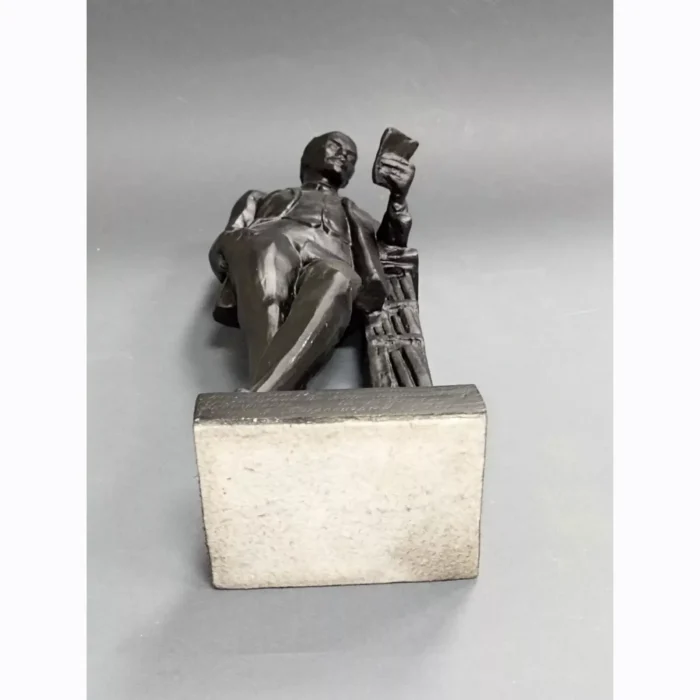 V.I. Lenin Statuette with Book | Rare Soviet-Era Collectible - Image 14