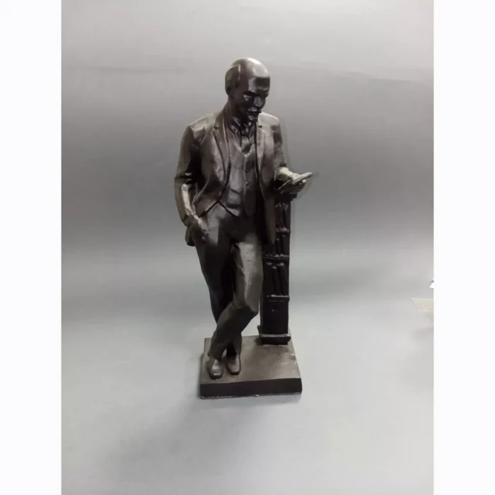 V.I. Lenin Statuette with Book | Rare Soviet-Era Collectible - Image 15