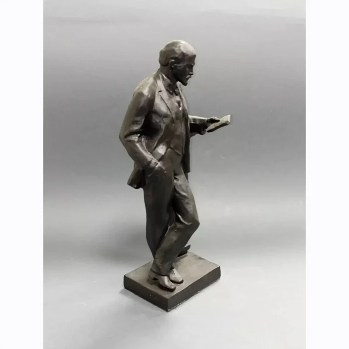 V.I. Lenin Statuette with Book | Rare Soviet-Era Collectible - Image 17