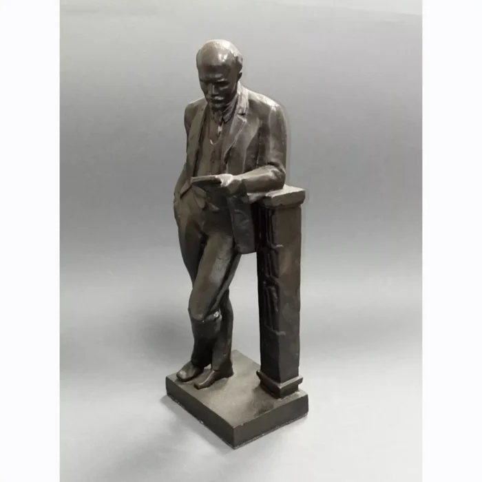 V.I. Lenin Statuette with Book | Rare Soviet-Era Collectible - Image 3