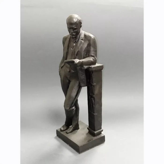 V.I. Lenin Statuette with Book | Rare Soviet-Era Collectible - Image 4