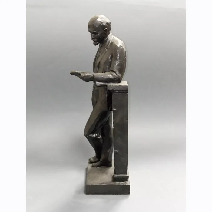 V.I. Lenin Statuette with Book | Rare Soviet-Era Collectible - Image 6