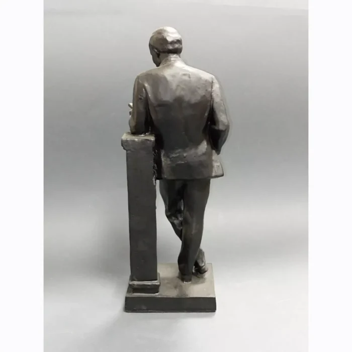 V.I. Lenin Statuette with Book | Rare Soviet-Era Collectible - Image 7