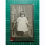 Cabinet Photograph of a Little Girl - Lozova Pavlivka, Ukraine Before 1917 - Image 2