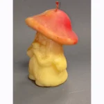 Vintage Handmade Candle Mushroom - Unique Home Decor - Image 2