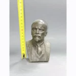 V.I. Lenin Metal Bust | Rare Soviet-Era Sculpture - Image 9