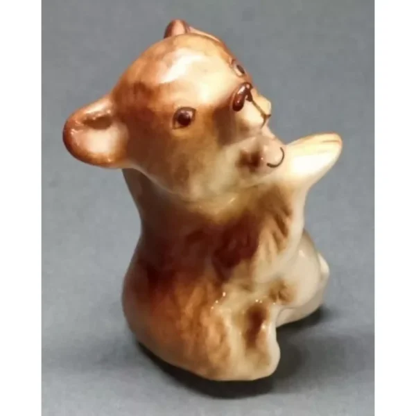 Porcelain Roaring Bear figurine