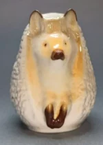 Hand-Painted Porcelain Hedgehog Figurine - Image 12