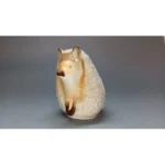 Hand-Painted Porcelain Hedgehog Figurine - Image 3
