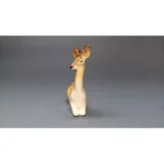 Porcelain Deer Figurine by LFZ - Image 4