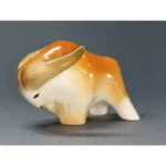 Porcelain Bull figurine from LFZ - Image 3