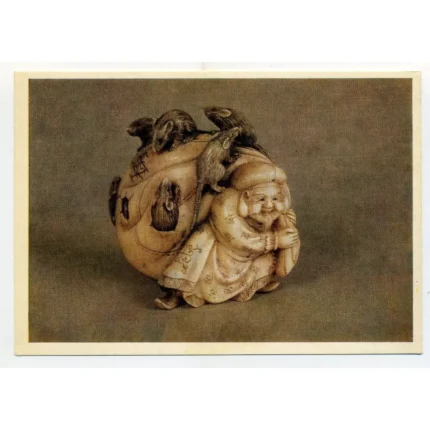 Daikoku Netsuke by Master Masanori - 18th Century Ivory Carving