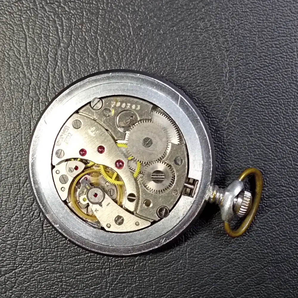 Soviet Vintage Pocket Watch Patriotic War Molnija USSR Mechanical (25) Pocket Watch Patriotic War Molnija