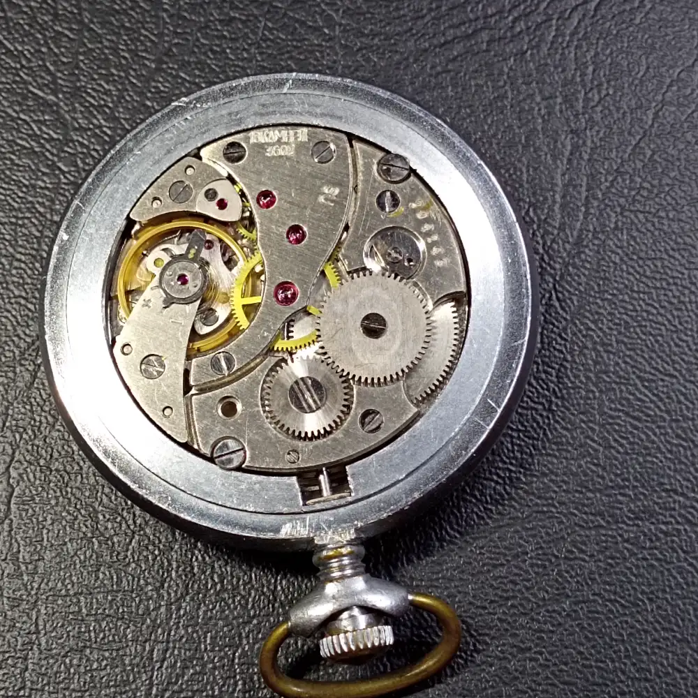 Soviet Vintage Pocket Watch Patriotic War Molnija USSR Mechanical (26) Pocket Watch Patriotic War Molnija