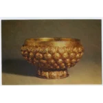 Vintage PostCard Byzantine silver Bowl of the bratina type